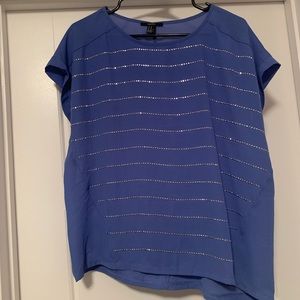 Forever 21 blush blue top (M)